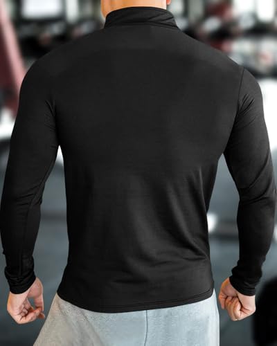Image of Noble Monk Men's Active wear Regular Fit T Shirt |Full Sleeves |Casual T-Shirt for Men