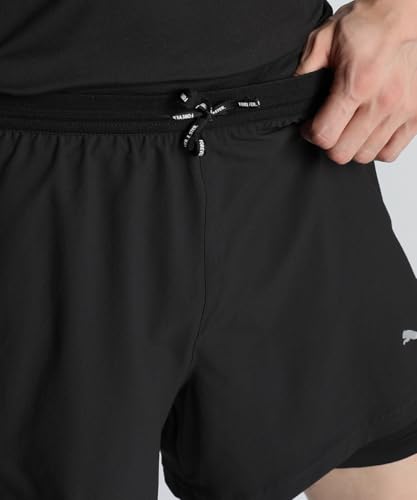 Image of PUMA Men, EVERYDAY UW 2IN1 5' SHORT​ M, Black, S, (52663501)