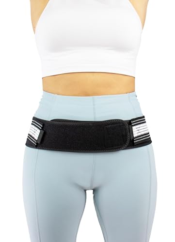 VITTO Sacroiliac SI - Cintura per fianchi - Resistente antiscivolo per pelvico e lombare - Supporto per uomini e donne - Sollievo dal dolore per sciatica, pelvi, lombari, nervi e gambe