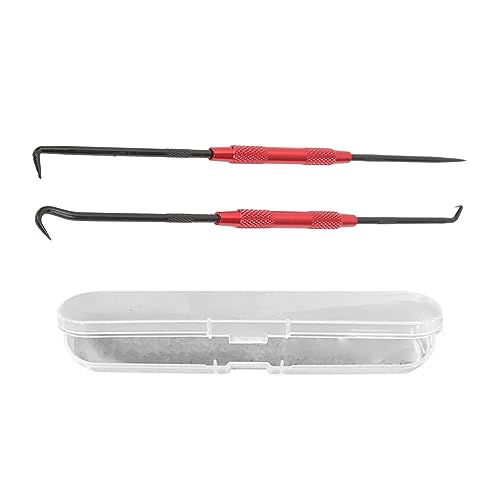 Ensemble de Crochets et de Crochets, 2 Ensembles de Crochets de Joint Torique en Acier au Carbone, Facile à Saisir, Outil de Retrait Rapide et Efficace pour Extracteur de Joint