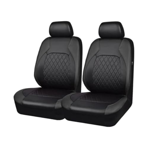 LFSYYD 2 Housses Siège Avant Voiture pour Suzuki Jimny 2007-2018, Housses Siège Voiture Avant Confortable Respirant Protecteur Coussins Siège Couvre,A/Black