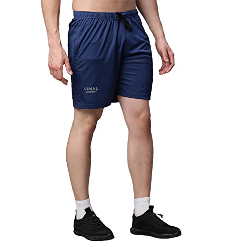 Image of Mack Jonney Dryfit Lycra Solid Shorts for Men-Dryfit D11 01-P