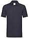 Price comparison product image Fruit of the Loom Men's Premium Short Sleeve Polo Shirt, Deep Navy, Large