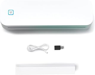 Juqoyue Impresora Térmica Portátil A4 Sin Tinta para Oficina, Fotografías, Documentos PDF, Notas, Impresión con Plantillas, Color