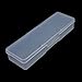 Lokyango 4 Pieces Plastic Storage Personal Box for Nail, Nail Implement Storage Box Organizer Case Manicure Tool Box for Nail Pedicure Supply Tools (clear)