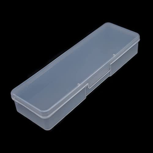 Image of 4PCS Plastic Storage Personal Box for Nail, Nail Implement Box (clear) | Lokyango Manicure Tool Box Nail Tool Storage Box Nail Storage Organizer Container Case for Manicure Pedicure Supplies