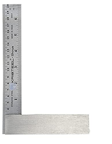 AI Kristeel Shinwa 4" inch Graduated Steel Square | General Purpose | Engineers Square I Made In India