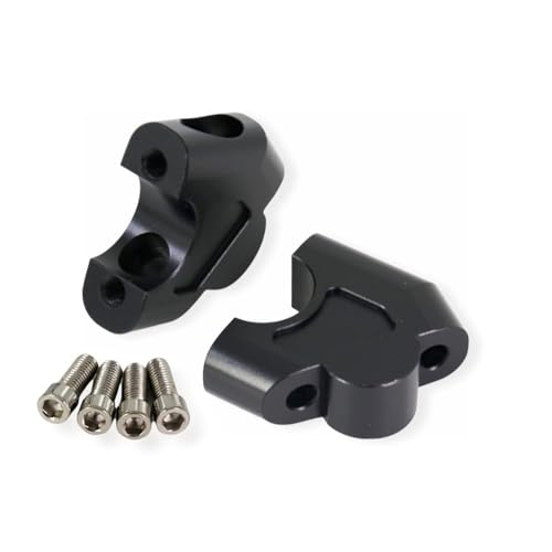Collier de serrage et rehausse guidon pour CB500X en aluminium durable noir