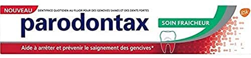 Parodontax Dentifrice Soin Fraicheur, Aide à Arrêter et Prévenir Le Saignement Des Gencives, Goût Amélioré 75 ml Cover
