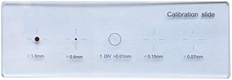 0.01mm Stage Micrometer Microscope Camera Calibration Slide: Amazon.co ...