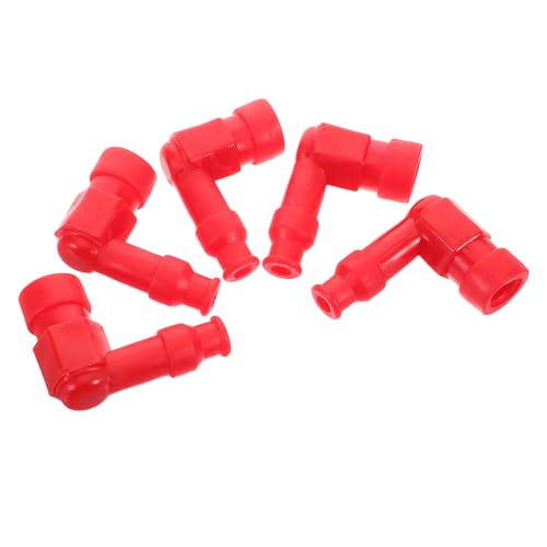 Cabilock 5pcs Spark Plug Caps for Motorized Bicycle Scooter Durable Plug Boots Protector for Enhanced Performance Easy Installation