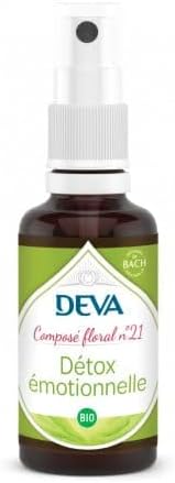 DEVA Détox Émotionnelle n°21 – Composé Floral Bio – Spray 30ml – Purification & Légèreté