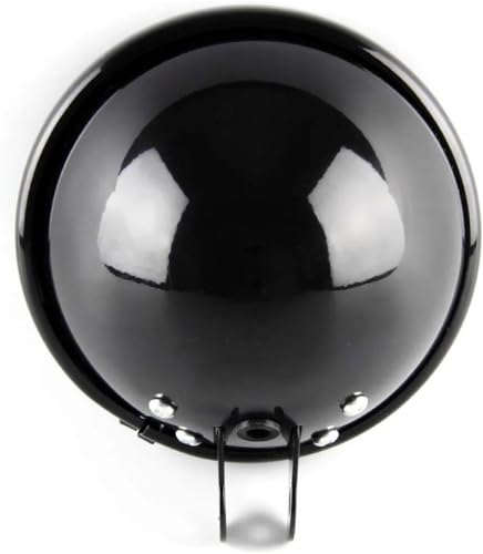 Boîtier phare moto 5.75 pouces avec support annulaire anti-vibrations pour fourche - 3
