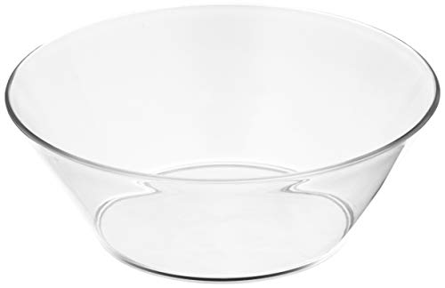 Large Clear Virtually Unbreakable Plastic Serving Bowl