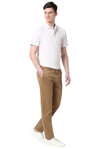 Image of Peter England Men's Slim Casual Pants