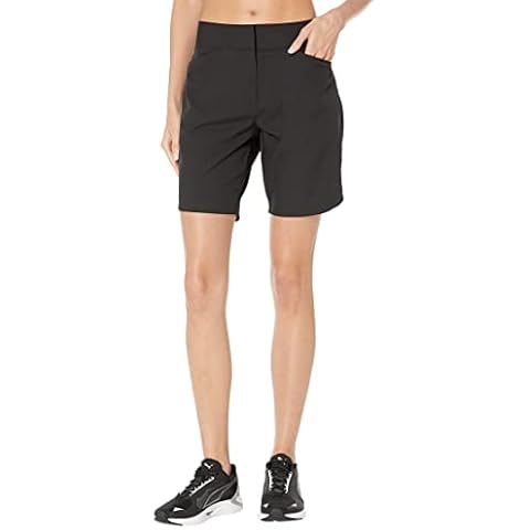 PUMA Women's Black Bermuda Golf Shorts Cover