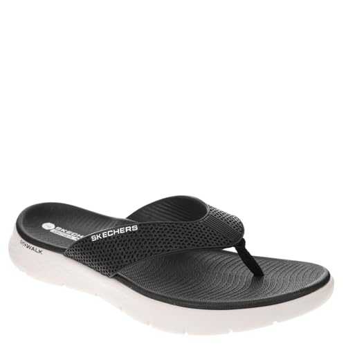 Image of Skechers On The Go Go Walk Flex-Eve Women's Sandal, 6 B(M) US, Black-White