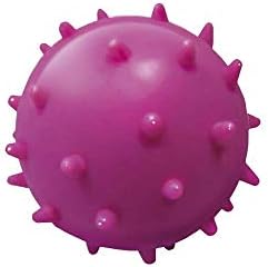 Furacão Pet Bola Maciça Colorida Mamona 60Mm Para Cães