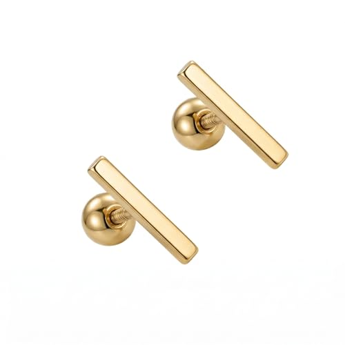 COSMO CARAT 14K Gold Plated Nap Earrings Sterling...