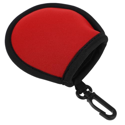 Neoprene Golf Ball Holder with Clip, Waterproof Outdoor Carry Sleeve