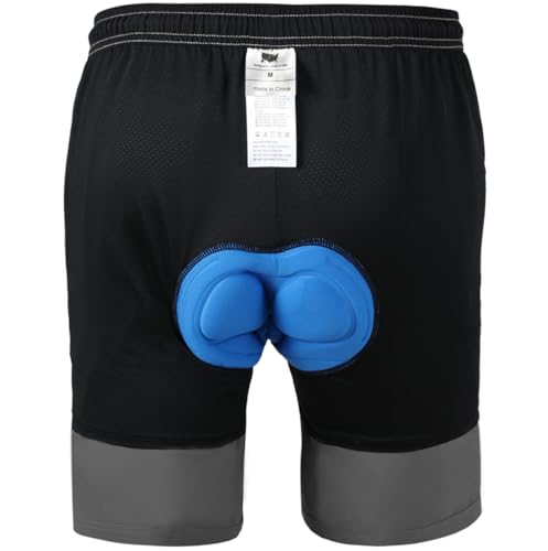 Men's Mountain Bike Shorts 3D Padded Bicycle MTB Shorts Loose-fit Lightweight MTB Cycling Shorts