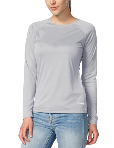 baleaf Women's UPF 50+ Sun Shirts Long Sleeve UV Protection Rash Guard Lightweight Quick Dry SPF Hiking Tops Outdoor
