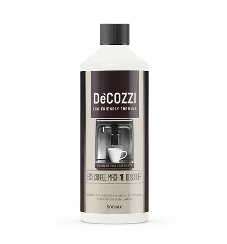 DèCozzi - ECO Coffee Machine Cleaner and Descaler | Rapid Kitchen Appliance Cleaner & De-scaler - 500ml