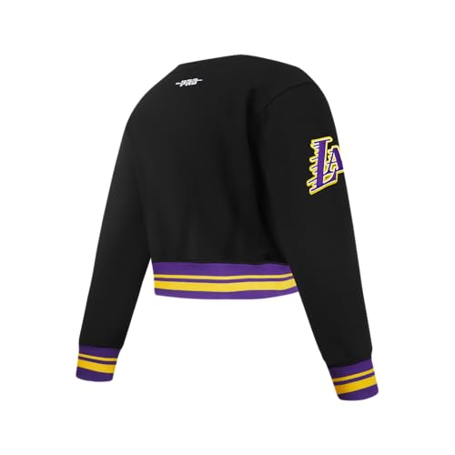 Image of Pro Standard Big Girls NBA Retro Classics Fleece Crewneck Sweatshirt
