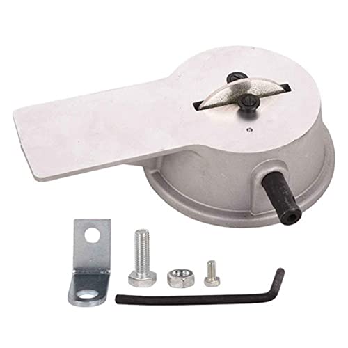 TOPAZ 66785 Piston Ring Filer, 7.2in Portable Manual Piston Ring Grinder with 2.4in Diameter 120 Carbide Grinding Wheel for Automotive Replacement Engine Piston Ring Gap Tool