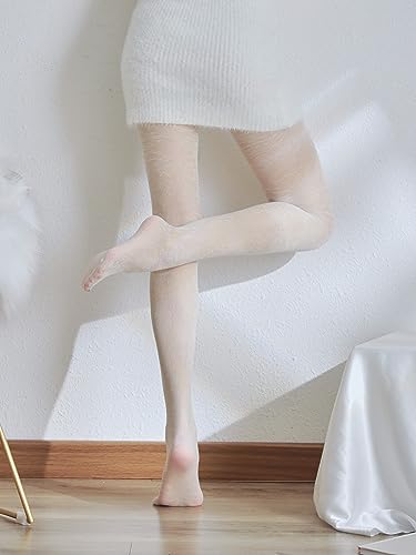 Image of Sahabowi Women Tights, Sheer High Waist Pantyhose, Vintage Control Top Stockings, Siwa 5