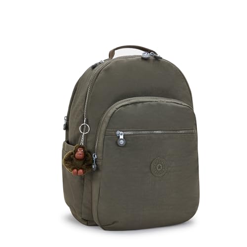 Image of Kipling Women's Seoul Extra Large 17 inch Laptop Backpack, Durable, Roomy with Padded Shoulder Straps, Built-In Protective Sleeve
