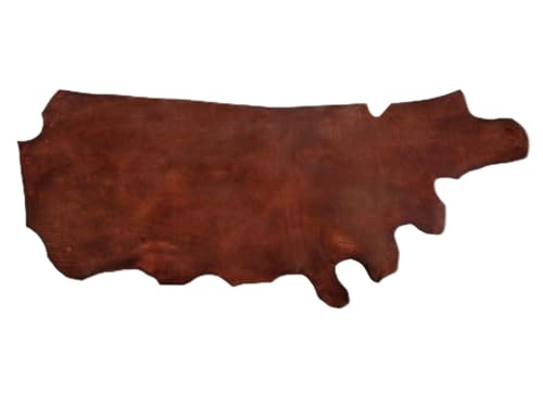 Wickett & Craig Traditional Harness Leather, Side, Medium Brown