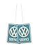 Produktbild Brisa VW Collection - Volkswagen Luft-Erfrischer-Duft-Spender fürs Auto im T1 Bulli Bus Motiv Einzelpack (VW Service/New Car/Grün)