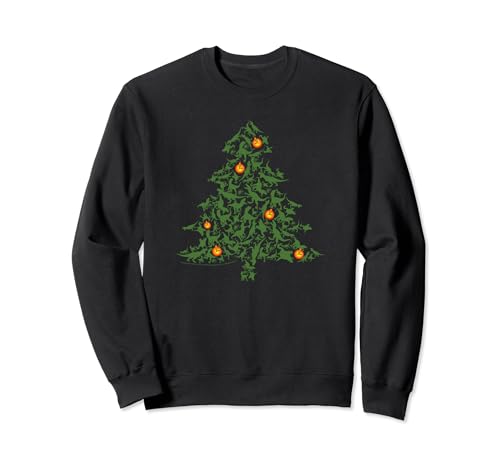 Sweat Jurassic World imprimé sapin dinosaure en coton ultra doux