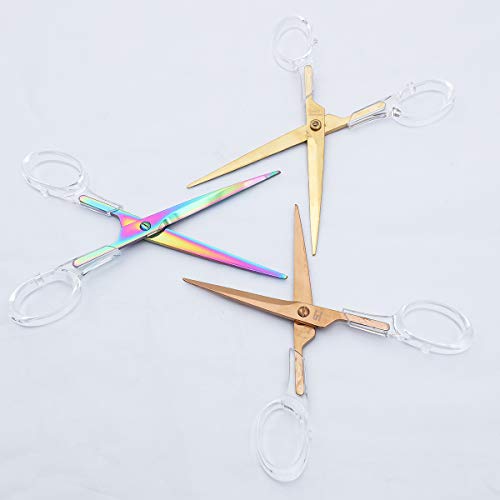 Acrylic Gold Craft Scissors (6.5") by DS DRAYMOND STORY - All Gold Everything - Modern Office Desk Accessories