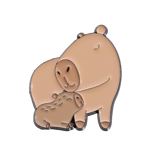Capybaras Brooch Charm Animal Animal Pin Capybaras Brooch Fashion Lapel Alloy Texture バックパックかわいい動物のピンに適しています