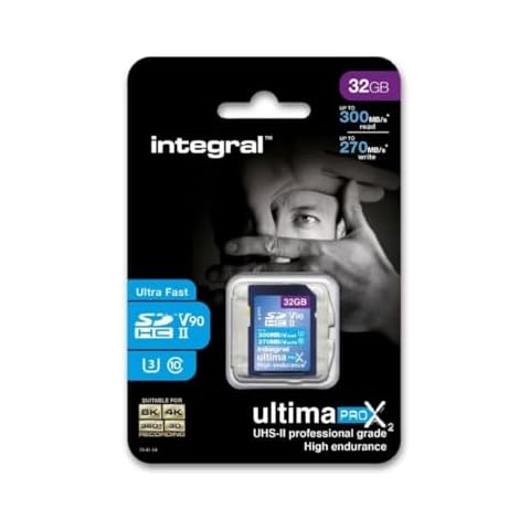 Integral 32GB UHS-II SD Card V90 for Professionals Cover