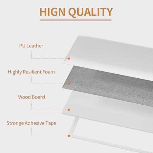Image of Headboards Wall Panel for Twin, Self-Adhesive 3D Upholstered Panel for Bedroom /Living Room (6 Pieces 9.84 in x 23.6 in)