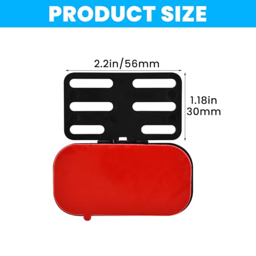 Image of 2Pcs Universal Car Rearview Camera Mount, Adjustable 180 Dash Cam Reverse Camera Holder, Black, 2 Count