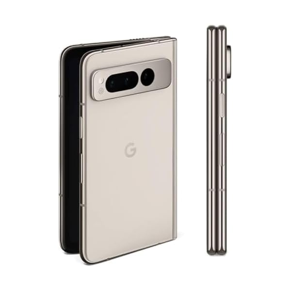 Google Pixel Fold – Unlocked Android 5G Smartphone with Telephoto Lens and Ultrawide Lens – Foldable Display – 24-Hour Battery – Porcelain – 256 GB (Renewed) (Porcelain)