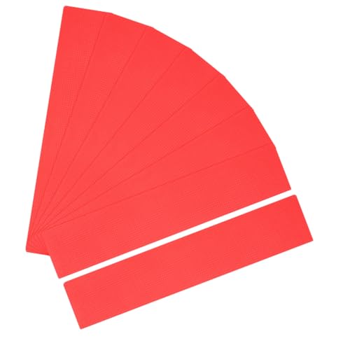 balacoo Tennis Court Marker 8pcs Landmark Mat Markers Flat Cones Sports Training Bright PVC Easy to Use Signs