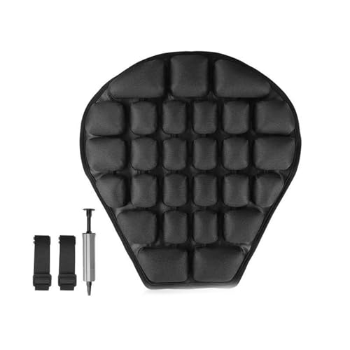 Cojín de asiento inflable para motocicleta con alivio de presión y flujo de aire fresco
