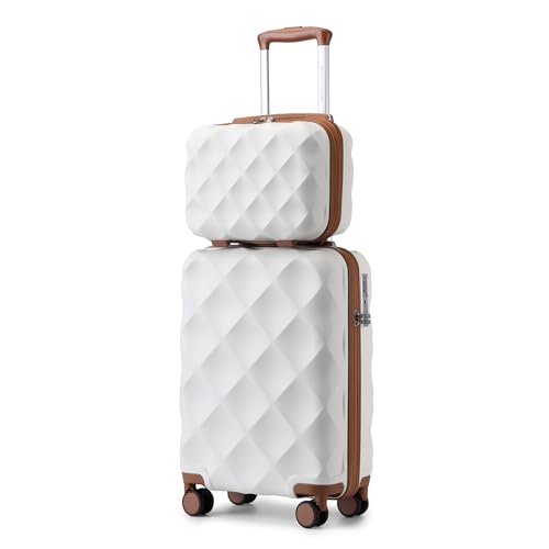 British Traveller Set de 2 Valise Cabine+Vanity Case...