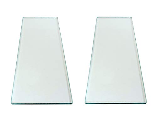 Taytools 773437 Set Of Two Pieces 5/16 X 3-1/4 X 8-1/4 Dead Flat Float Glass For Scary Sharp Sharpening System #TOP14