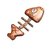 Katze mit gegrilltem Fisch – realistischer Kätzchen-Katzenbos mit Catnip | interaktive Übung, Simulation der Indoor-Jagd, Aktivität