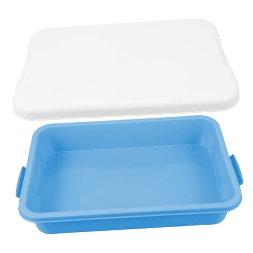 CORHAD Tray Lid Portable Sandbox Boys and Girls Beach Toys Plastic Large Capacity Break-Resistant Multi-use Storage Box for Outdoor Play