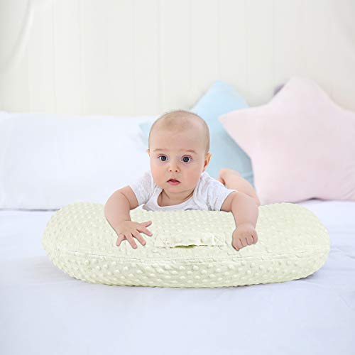 Capa removível para recém-nascido, supermacia, premium de bolinhas de pelúcia, resistente à água, pa