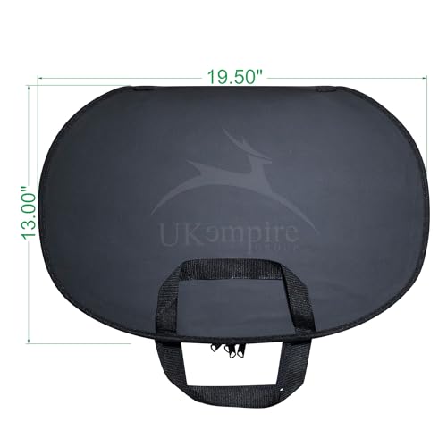 Masonic Chain Collar Case Black Imitation Leather – Black lining, Freemason Carrying Bag2