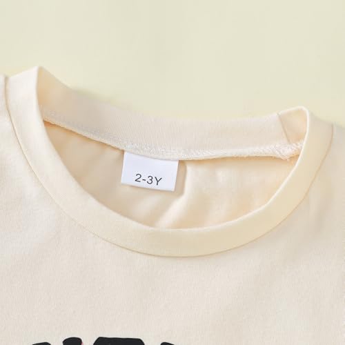 Girl Halloween Shirt Cutest Pumpkin in The Patch T-Shirt Top Fall Outfit 2-8 Years4