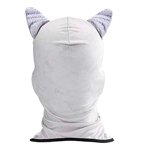 Image of Cat Balaclava,Dog Balaclava,Halloween Hat,Cute Full Face Hood Mask Animal Ski Mask for Hiking Riding Sports Outdoor